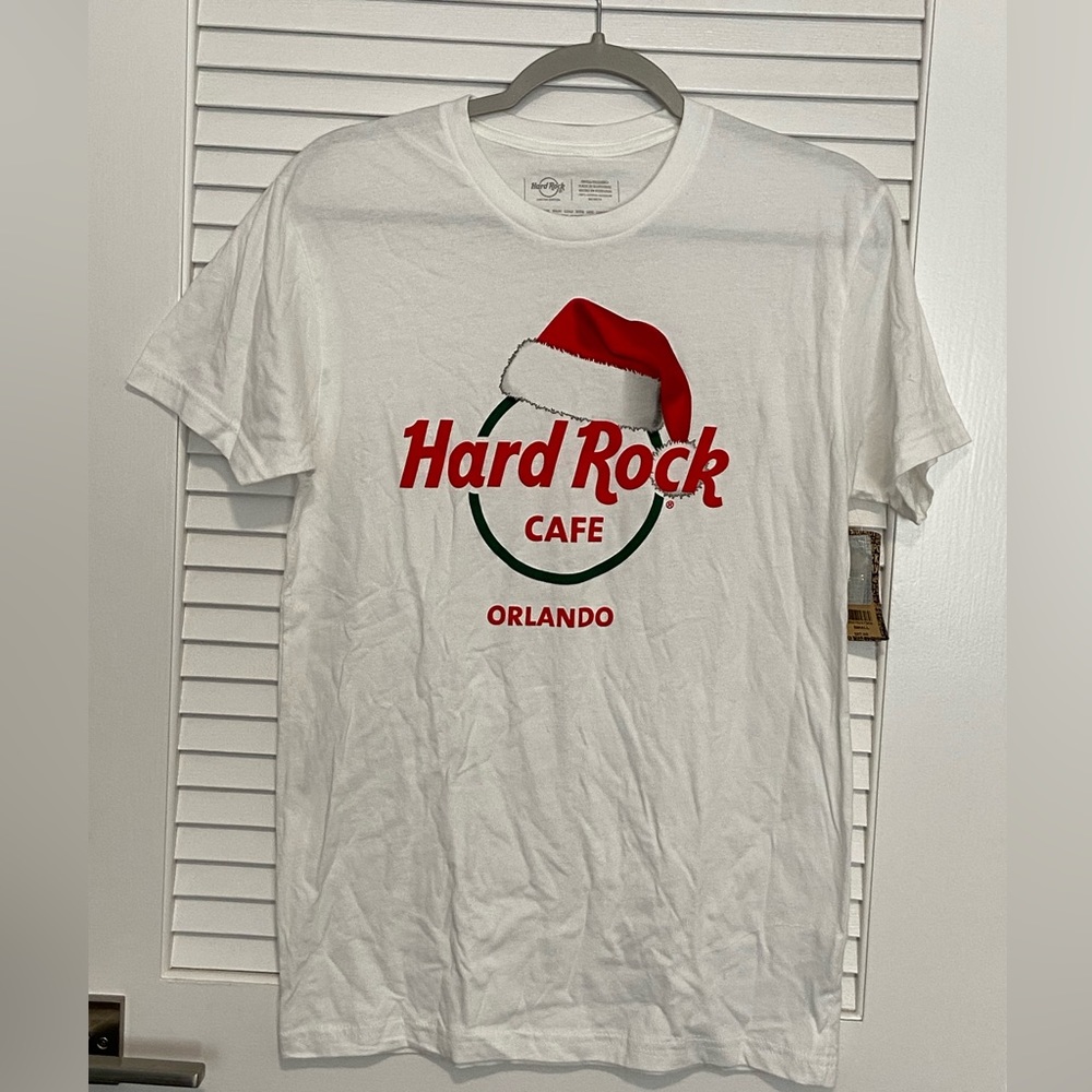 Hard Rock Cafe, Santa hat tee, size small